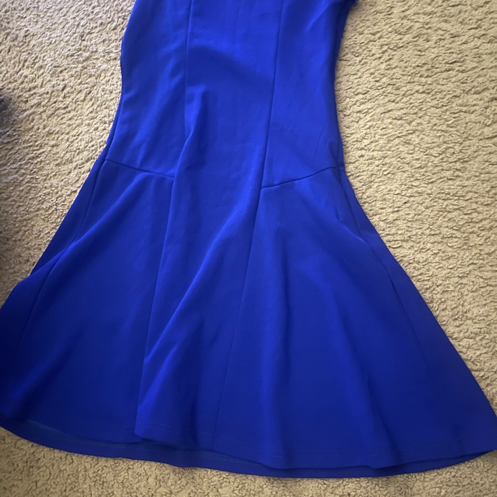 Elegant Blue Women's Dress